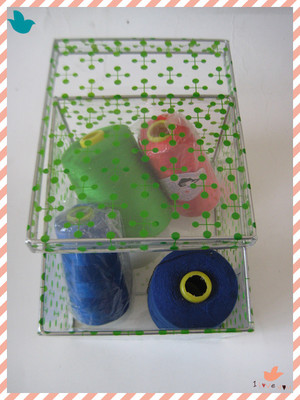 环保实用家居收纳新选择 义乌供应PVC铁线篮与收纳盒